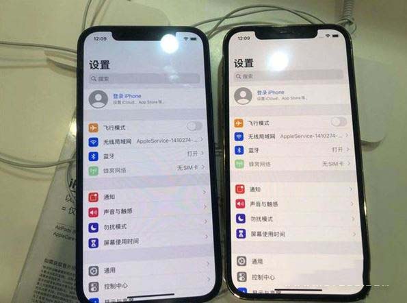 苹果手机原彩和无原材对比