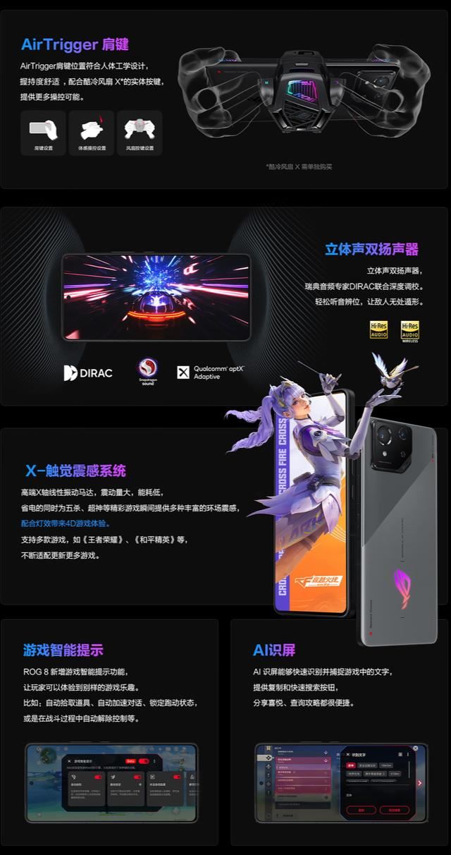 ROG遊戲手機8/Pro正式發佈