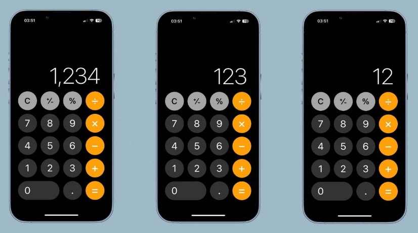 iPhone計算器