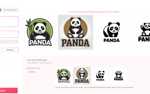 AI Logo 製作工具 LogoAI.ai，快速生成高質量 Logo