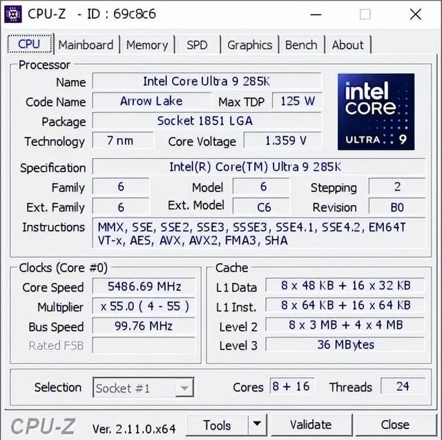 285K和9950X對比測評