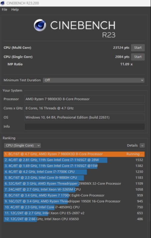 9800X3D评测
