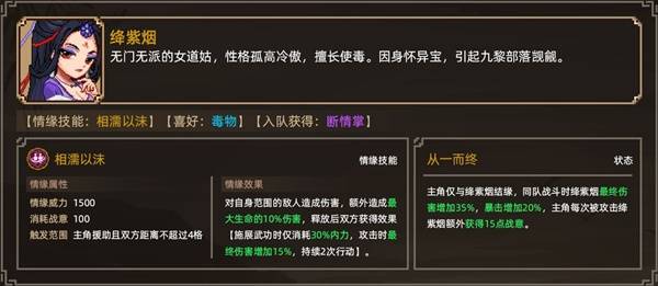 大俠立志傳各妹子如何結緣
