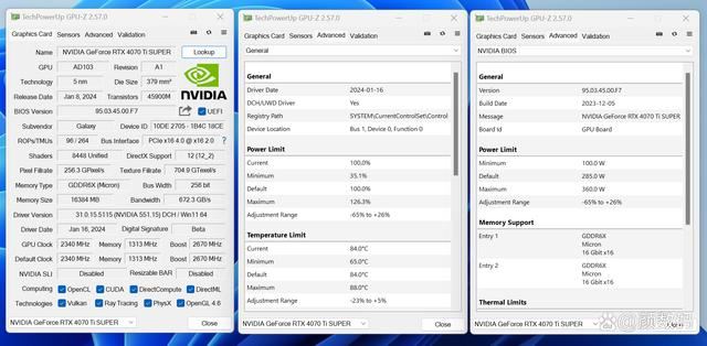 影馳RTX4070TiSUPER測評