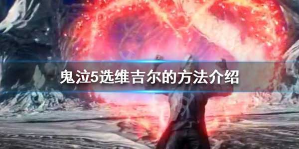 鬼泣5维吉尔选择方法介绍