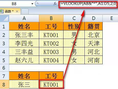 把VLOOKUP的第一參數加上&""轉換為文本