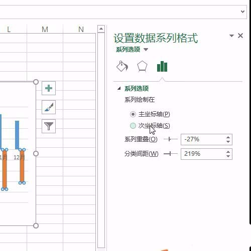 excel表格中制作柱形图