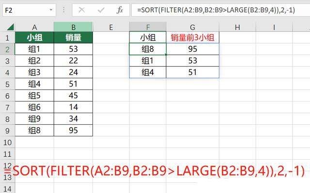 Excel新函数Sortby用法