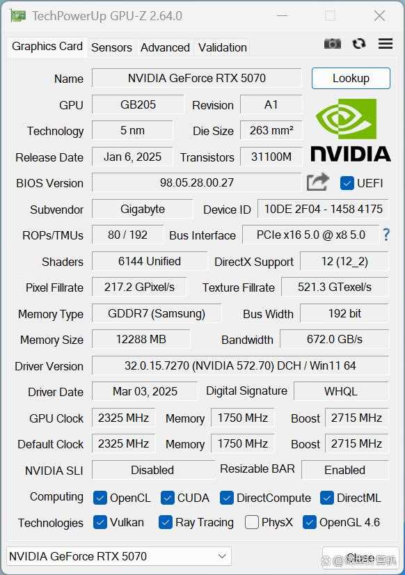 GeForceRTX5070MASTER顯卡測評